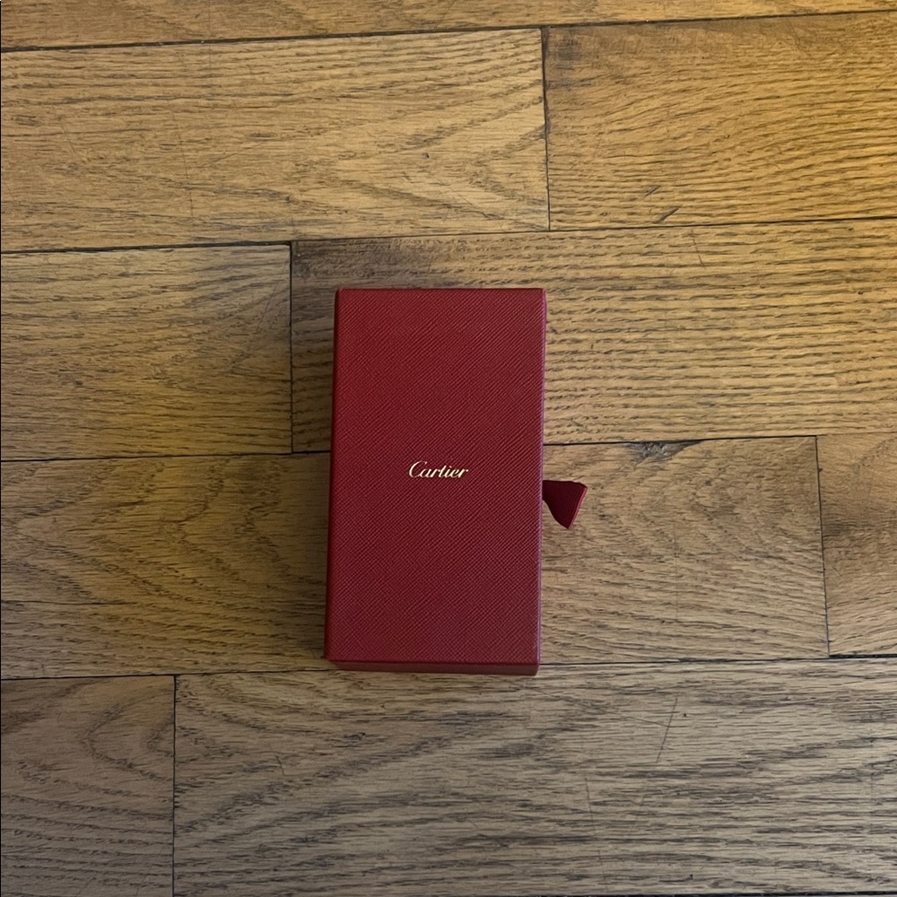 Cartier Burgundy Jewelry Box